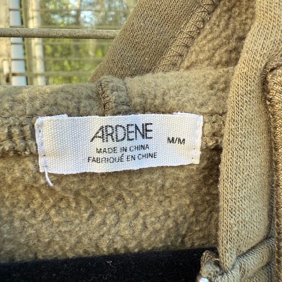 3/$10 Bundle Ardene Olive Hoodie with Unique Skull Design - Picture 2 of 7